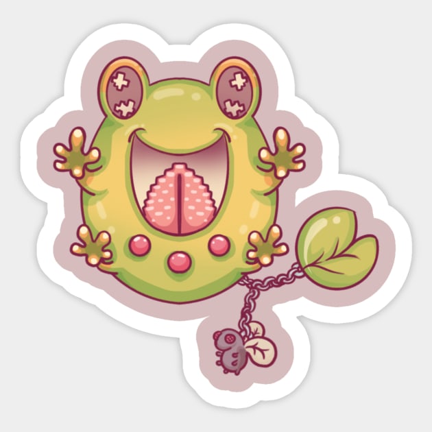 Froggy Tamagochi Sticker by Rwarcor